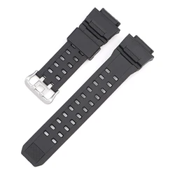 Premium Waterproof Rubber Watch Strap - Soft, Durable Replacement Bracelet Accessory (Black)