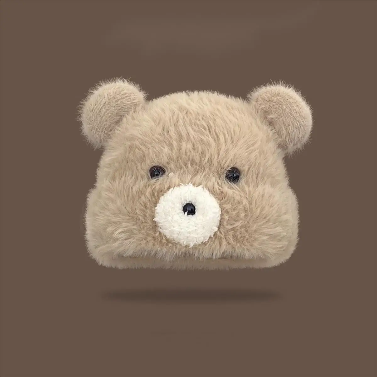 Pullover Hat Cute Cartoon Bear Ears Plush Female Autumn Winter Warm Ear Knitted Hat Cold Hat Tide 5