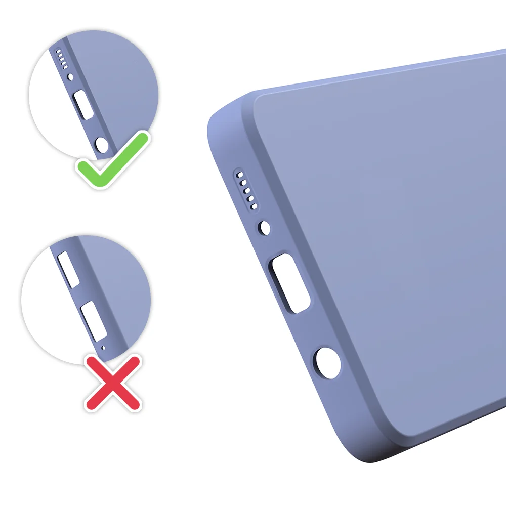 Premium Liquid Silicone Camera Protective Phone Case - Sleek and Durable Design