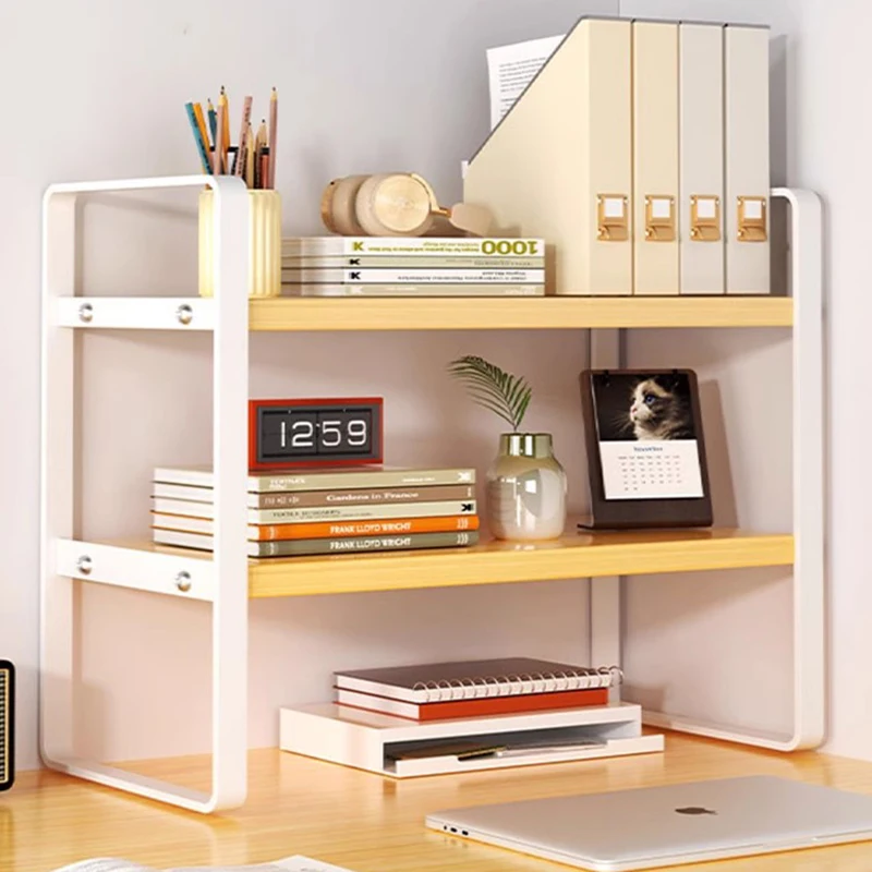

Subject Metal Shelf Desktop Magazine Newspaper Removable Shelf Wooden Prateleira Livros Furniture Bookcase