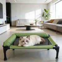 Hot Sale Summer Pet Elevated Bed, Moisture-Proof Breathable Mesh, Detachable & Washable Camping Cot for Medium Large Dogs Cats 4