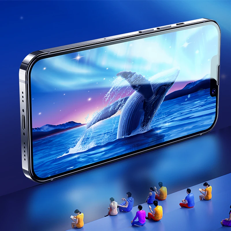 Premium Dust-Free Tempered Glass Screen Protector - One-Click Easy Install
