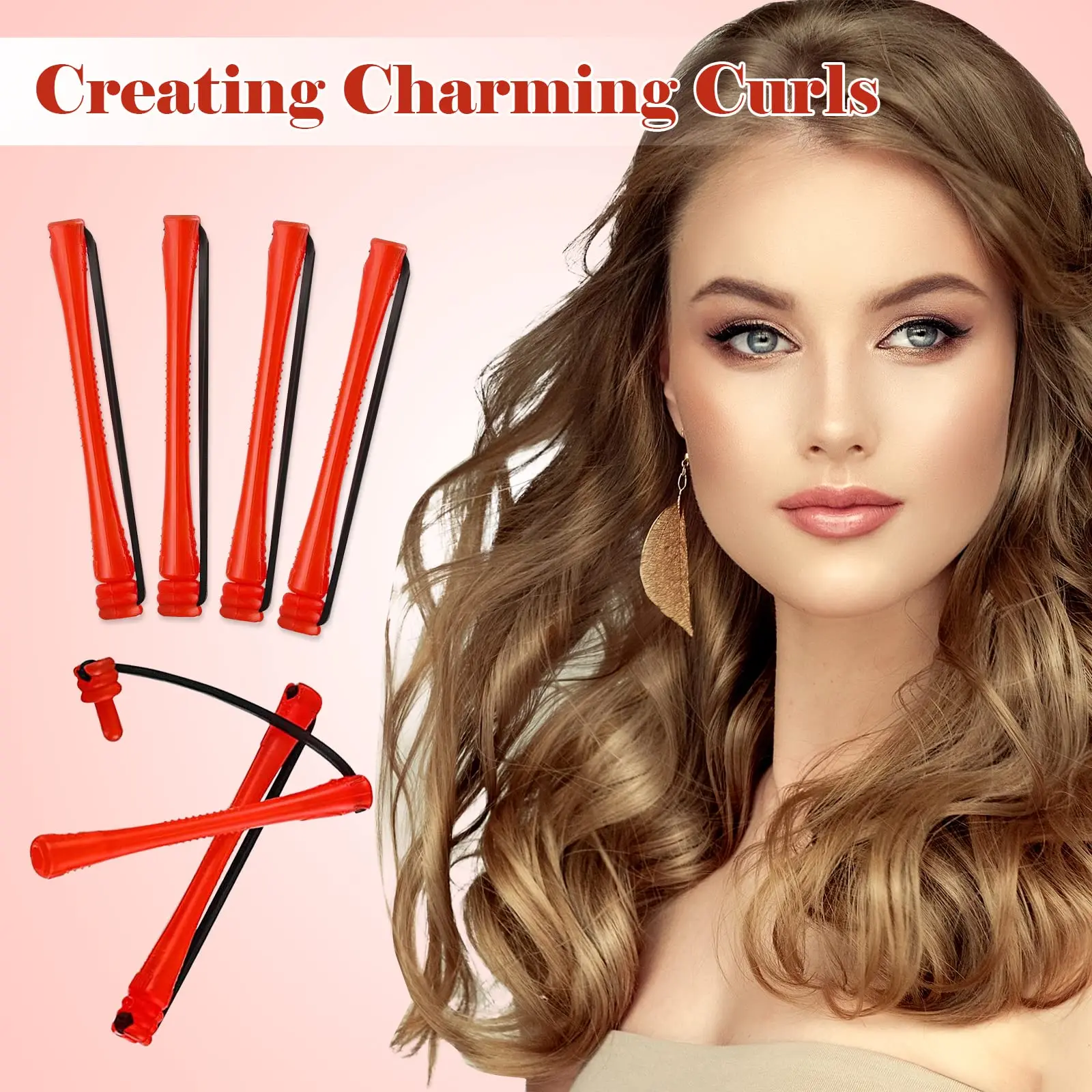 Hair Roller Curlers Pack of 60 Long Short Wavy Curly Hairdressing Portable Home Salon Fashion Hairstyling Supplies Girls hair styling tool hair curling tools