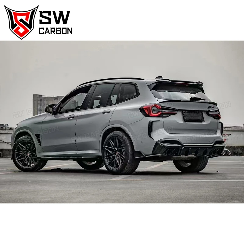 XJPZFC Carbonfaser Hecklippe Für BMW X3M F97 2022+ - Aerodynamischer Diffusor & Style-Upgrade