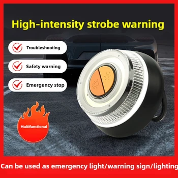 For V16 Car Safety Warning Light Flash Emergency LED Lamp with Reflective Triangle Sign for Spain Road Safety Car Accessories 1