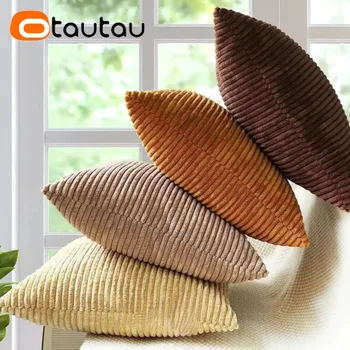 Corduroy Cushion Cover Without Pillow Insert 2