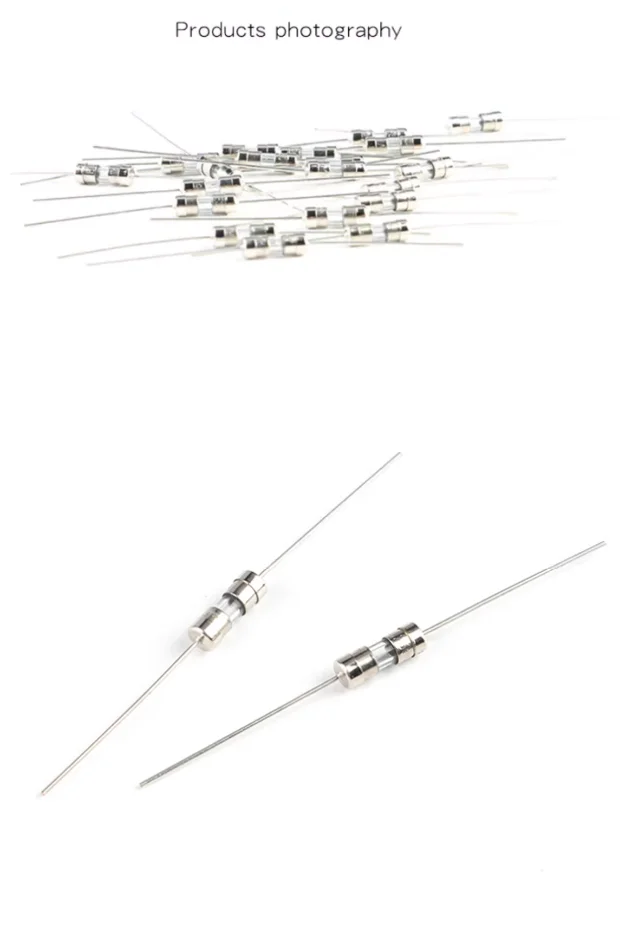 Description Picture 2 of item3.6*10 Slow Blow Glass Tube Fuse Slow Break With Pin 3.6x10mm 0.5A 1A 2A  3A 3.15A 4A 5A 6.3A 8A 10A 15A 250V