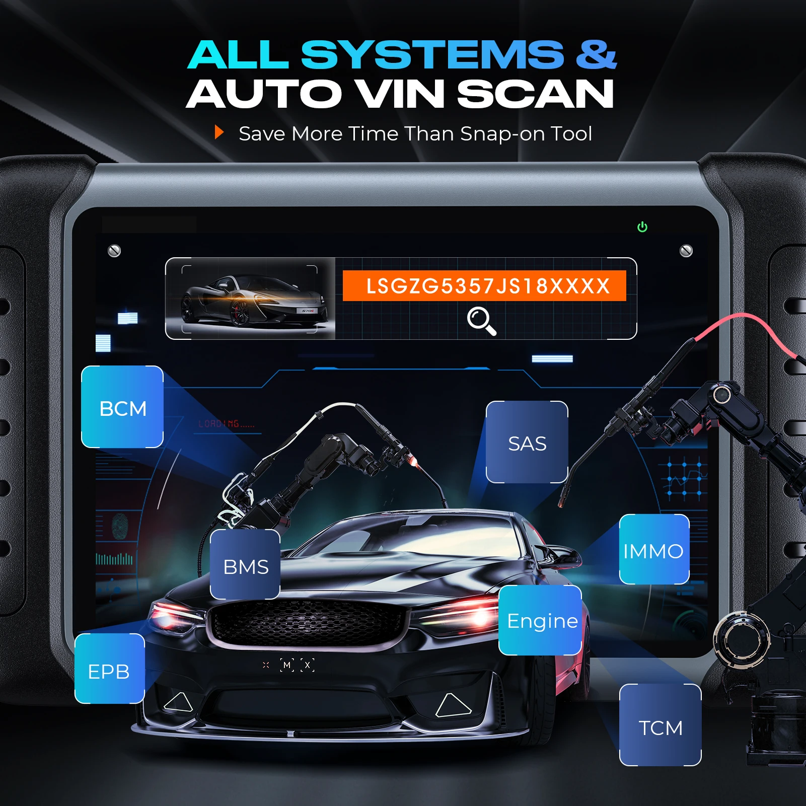 Autel MaxiPRO MP808S OBD2 自動車スキャナー診断ツール 双方向制御 