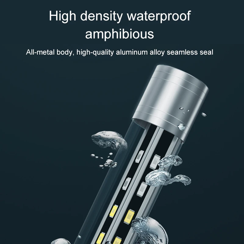 Aquarium Light LED Wide Angle Waterproof Fish Tank RGB Decor