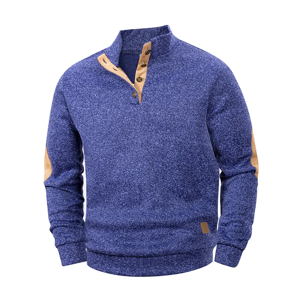 Mens Casual Long Sleeve Knitted Sweater Pullover