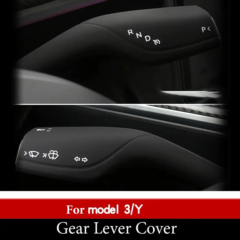 

Gear Shift Cover For Tesla Model 3 Y Steering Lever Handle Protection Shifter Shell Shift Knob Cover Car Accessories