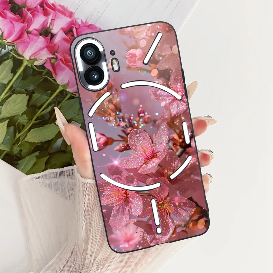 Floral Butterfly Design Soft TPU Phone Case