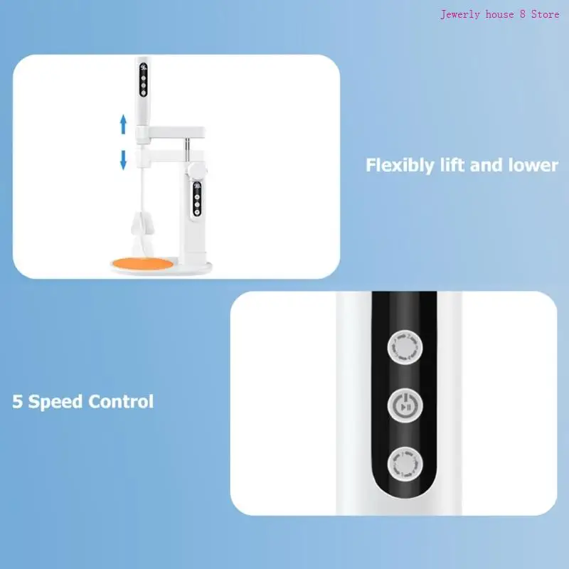 Portable Epoxy Mixer with 5 Speed Designs Ensures High Efficiency in Resin Mixing and Bubble Reduction Daily Use