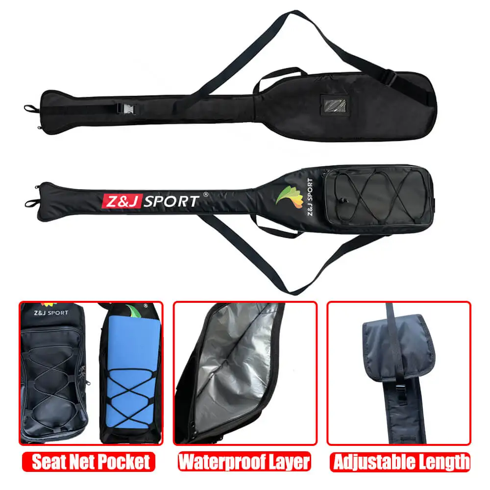 New Design High Quality Black Dragon Boat Paddle Bag Portable Bag for Dragon Boat Paddle From ZJ Sport ()