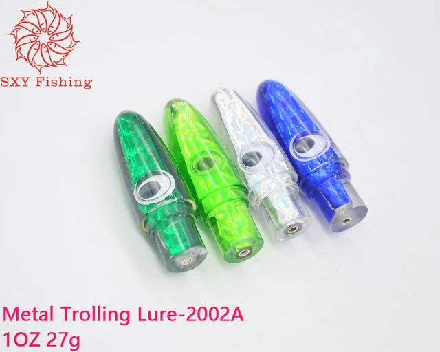 SXY FISHING 3D movable eyes Laser pattern Resin Trolling Lure Big