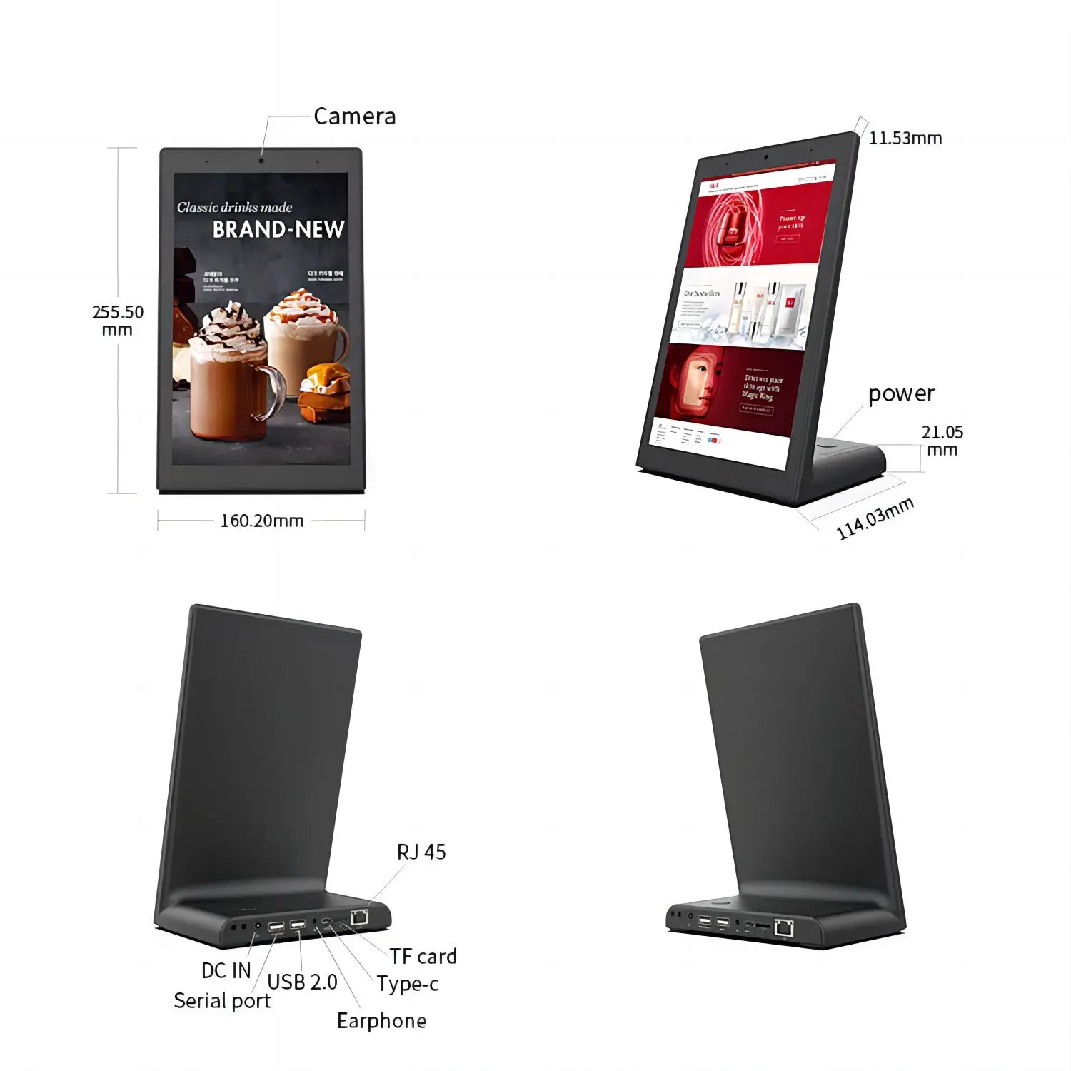 NFC Ⱑ ִ ȵ̵  ũ POS, ũž  ޴ ġ ÷,  ǵ , 4G + 32G, 10.1 ġ