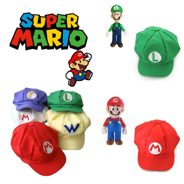 Super Mario Birthday Hats Mario Luigi Hat Mario (Instant Download) 