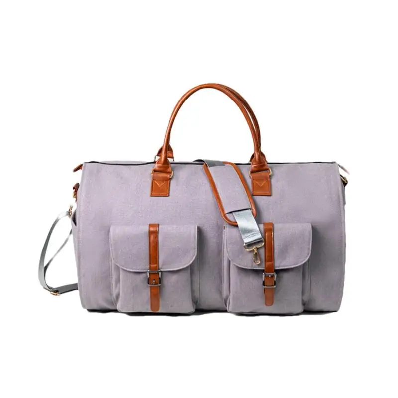 

Garment Bag With Shoulder Strap Foldable Waterproof Garment Bag Multifunctional Zippered Flight Bag Portable Duffel Bags With