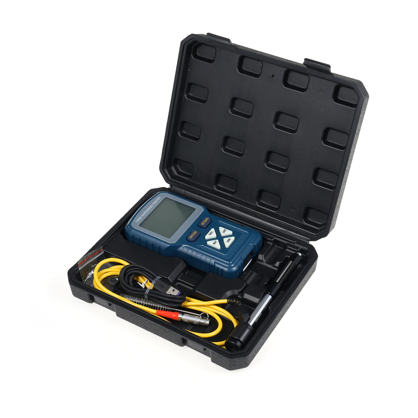 Portable Rebound Leeb Hardness Tester Meter Digital Durometer with D Type Impact