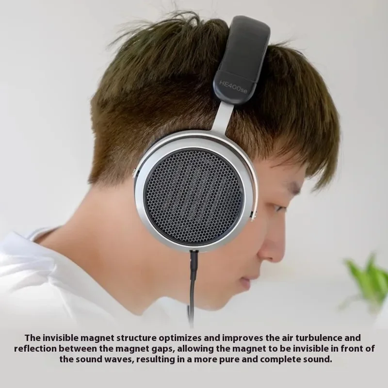 Hifiman-オリジナルのhe400sev2ヘッドセット,耳かけ型平面上の