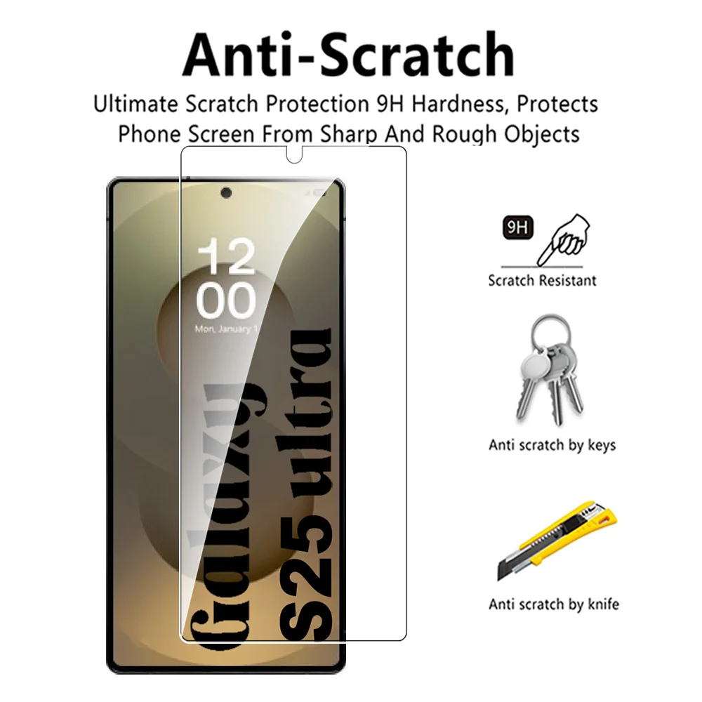 8-in-1 Tempered Glass Screen & Camera Protector Set