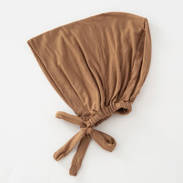 106588-94d194.jpg 82 couleurs cravate dos sous-embouts mode femmes intérieur Hijab casquette musulmane Bonnet plaine islamique coton Spandex Jersey DEW sous-écharpe