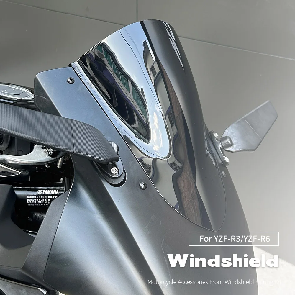 

MK для YAMAHA YZF-R3 R3 R25 2021-2023 аксессуары для мотоциклов комплект обтекателей переднего лобового стекла
