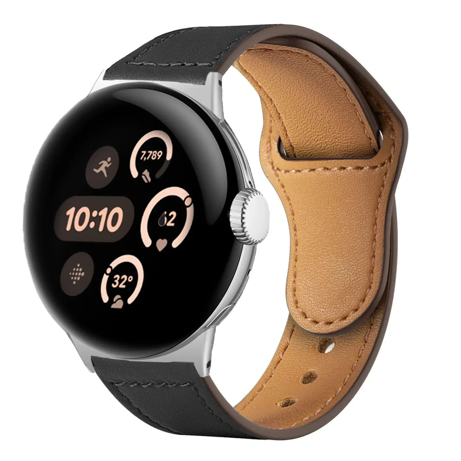 Premium Leather Replacement Strap for Pixel Watch - Stylish Wristband Bracelet