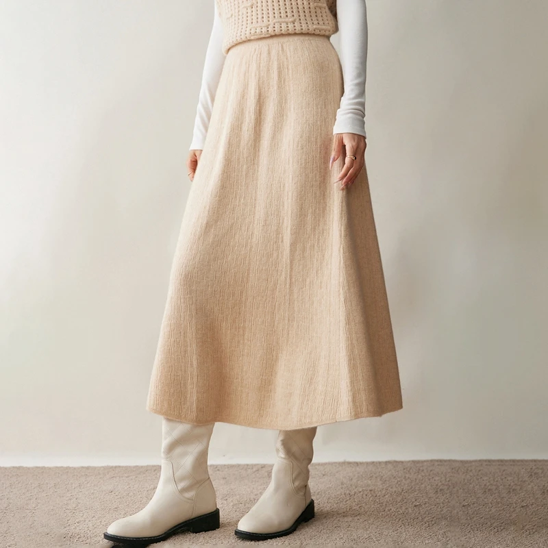 Cashmere skirt satisfaction guarantee