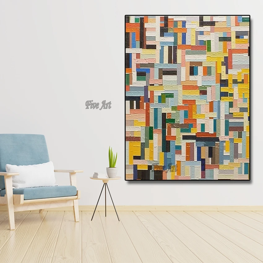 Colourful Newest Hand Painted Modern Abstract Acrylic Oil Painting No Frame 100% Handmade Kids Room Pictures Home Interior Decor Colourful Newest Hand Painted Modern Abstract Acrylic Oil Painting No Frame 100% Handmade Kids Room Pictures Home Interior Decor