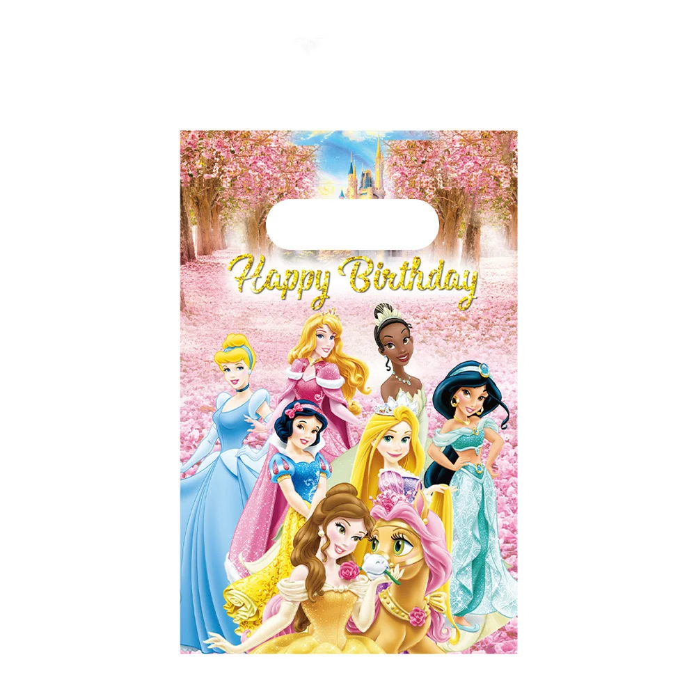 thumbnail image 1 of Bolsas de regalo para fiestas de Mickey Minnie Mouse, Frozen, Elsa, Anna, bolsas de plástico para dulces, bolsas de botín para fiestas infantiles, suministros para fiestas de cumpleaños infantiles, 1 of 5