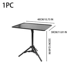 Multifunctional Telescopic Device Stand with Floor - to - Wall Shelf (55CM)