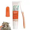 Cat Toothbrush and Toothpaste Set 5