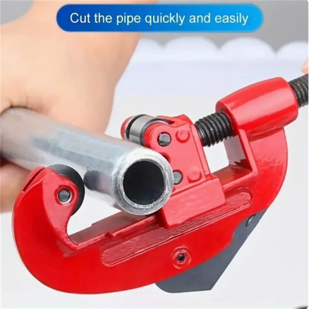 Tube Cutter Heavy Duty Tubing Pipe Cutter, 1/8 To 1-1/8 Inch Cutting Diameter for Cutting Copper, Aluminum, Brass Steel Plastic