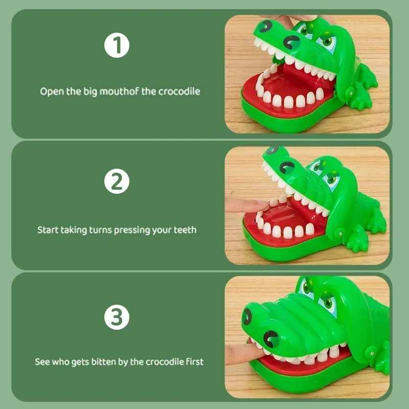 Simulation Crocodile Shark Bite Finger Decompression Toys Thrilling Trick Toys for Kids fidget toys stress relief toys crocodile toys prank toys joke toys shocking toy childrens toys