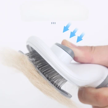 Pet Dog Brush Cat Comb Self Cleaning 1