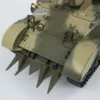 RTR 1/16 RC Tank US M5A1 Stuart VI 360° Remote Control Tanks Model with Two Batteries Radio Mini Vehicle Car Model Toys Gifts 6