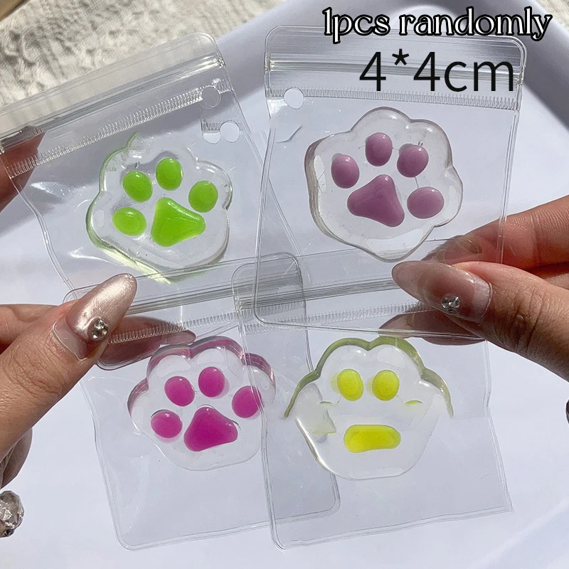Deluxe Giant Cat Paw Stress Relief Jelly Toy