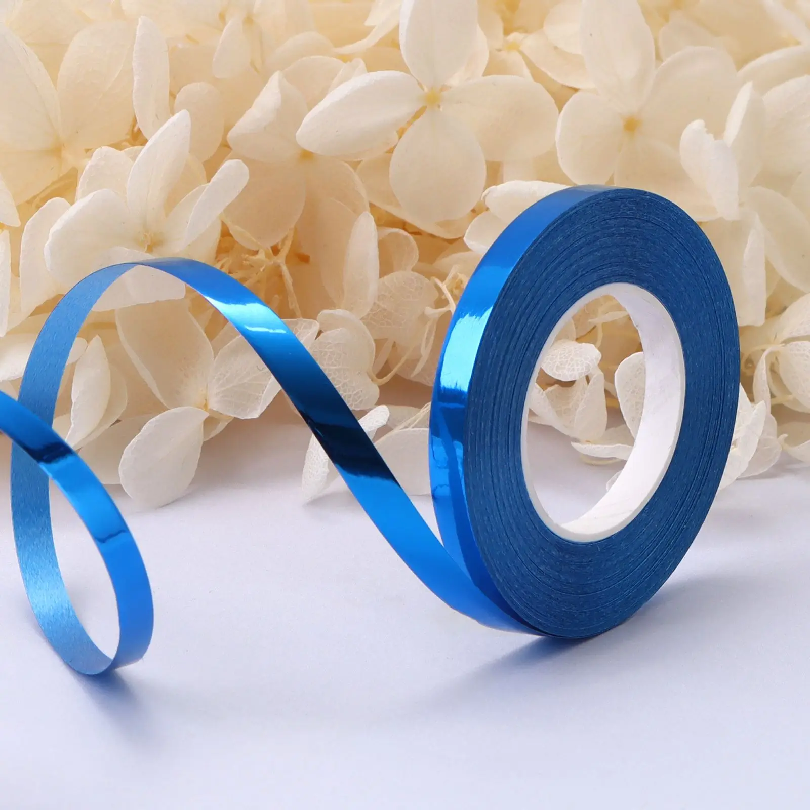 thumbnail image 1 of 10 metros/rollos de cinta de 5 mm para globos, accesorios para fiestas, cumpleaños, bodas, cadenas de globos láser, cintas de satén, manualidades, decoración para fiestas, 1 of 5
