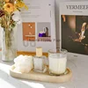 Travertine Stone Tray for Soap Dispenser Jewelry Perfume Natural Marble Decorative Tray for Bathroom Countertop Vanity Dresser 3