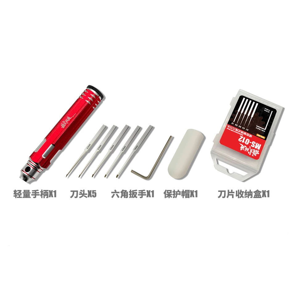 ExcLent Stylo Scribe 125mm - Outil De Traçage Précision Acier Inoxydable Pour Modélisme (Gundam, Maquettes)