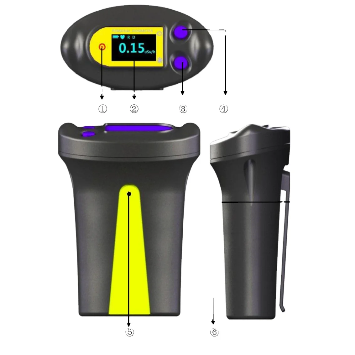 

dosemeter xray personal dosimeter equipment for radiation measuring