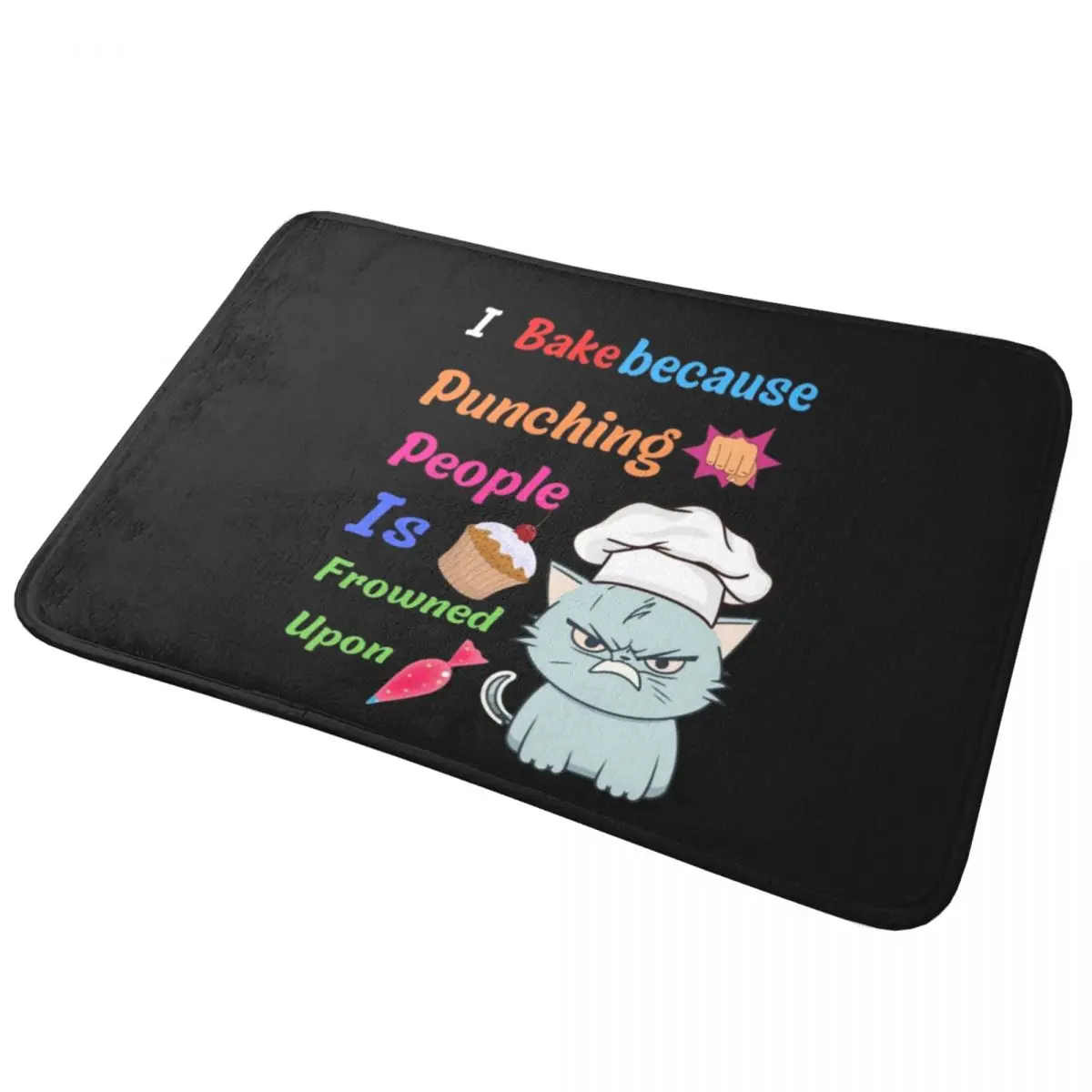 

Bake Because Doormat Non-slip Super Absorbent Bathroom Floor Mats Home Entrance Rugs Kitchen Bedroom Carpet Outdoor Footpad