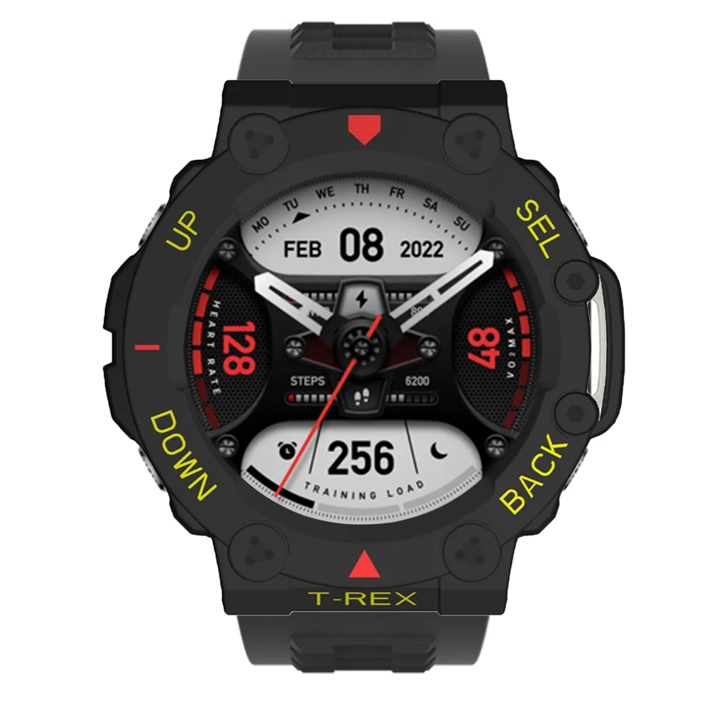 Rugged Protective PC Hard Case for Smartwatch with Scale Edge