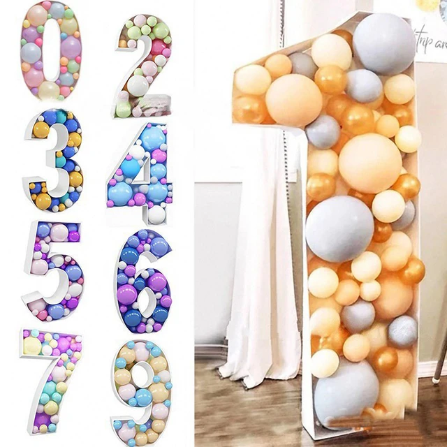 Numeros De Cumpleaños Gigantes - Globos Y Accesorios - AliExpress