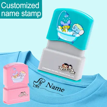 Custom Kids Name Stamp | Waterproof Non-Fading Engraved Seal | School Student Gift & Kindergarten Supplies