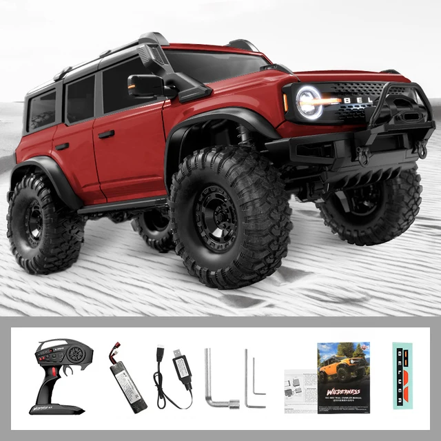HB R1001 1/10 High Speed 4WD RTR RC Crawler With LED Car 2.4G
