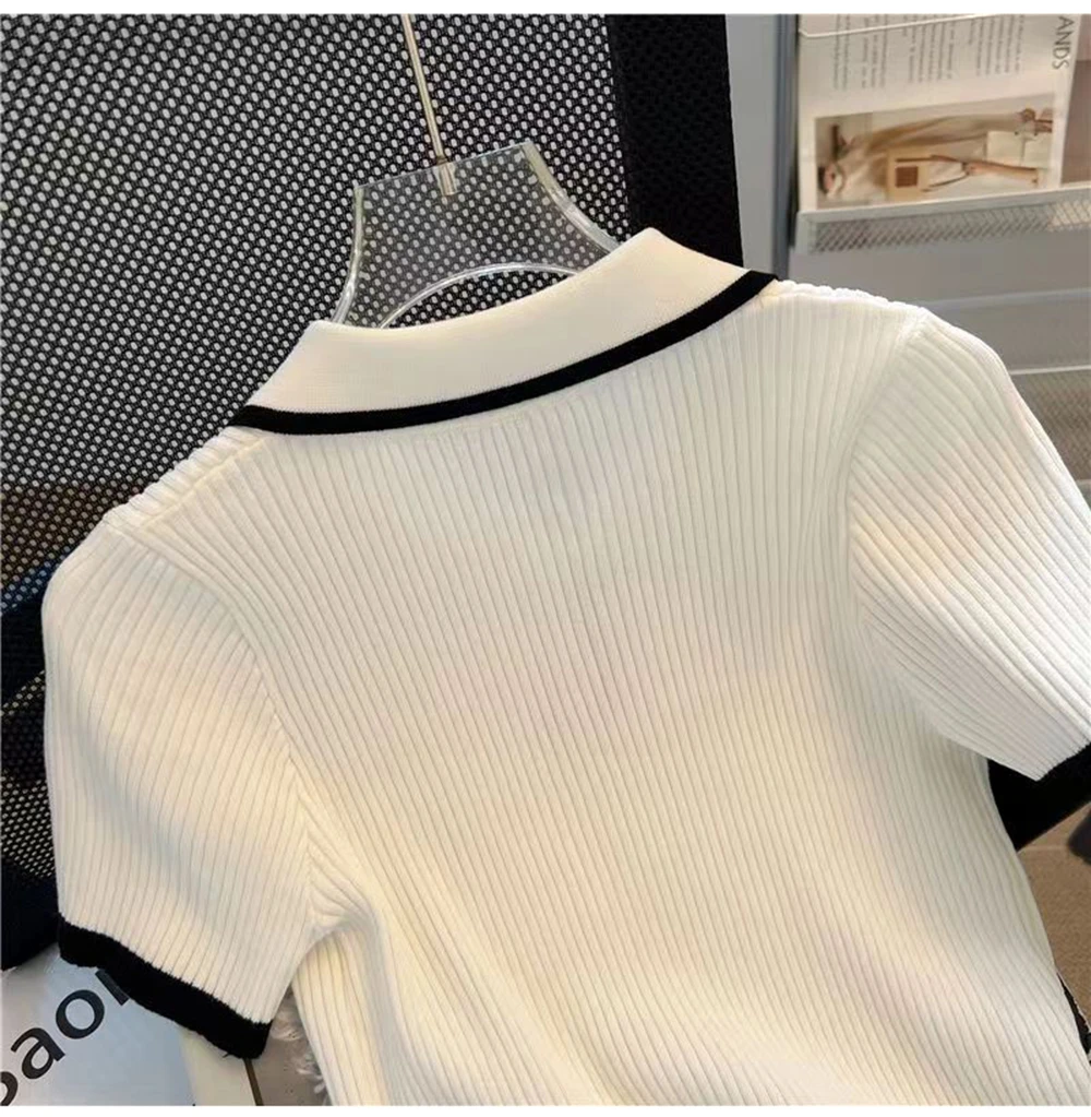 Women's Sporty Knitted Golf Vest