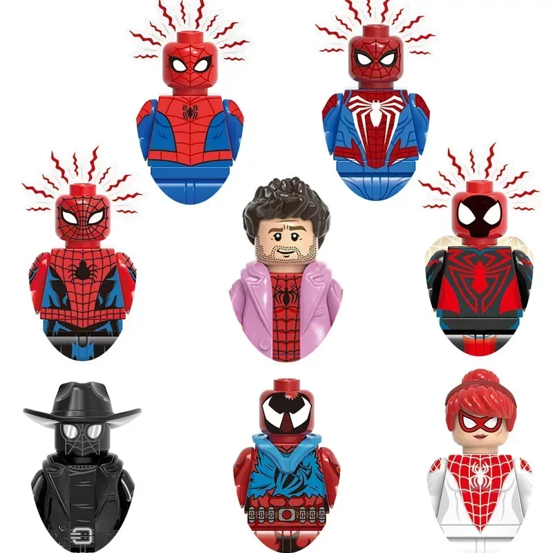 

G0126 The Avengers Marvel Spider-Man Anime Heroes Bricks Cartoon Character building block Educational Toy Boy Birthday Present