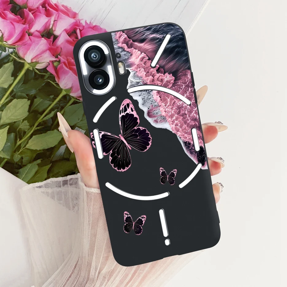 Floral Butterfly Design Soft TPU Phone Case